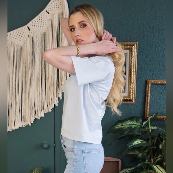 NWT Classic Boxy White T-Shirt - Picture 3 of 4